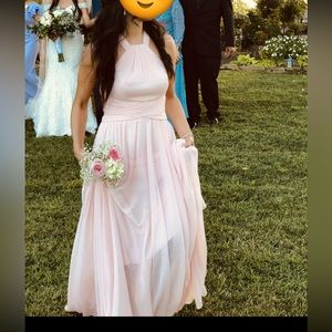 David’s Bridal Petal Bridesmaid Dress